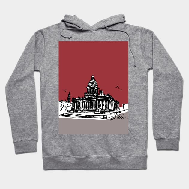 Leeds Town Hall Hoodie by nokhookdesign